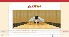 Desktop Screenshot of fit-well.de