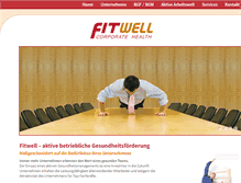 Tablet Screenshot of fit-well.de